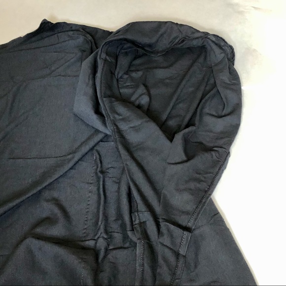 NWT Black Swim Cover Poncho by Cia Maritima - Picture 6 of 8